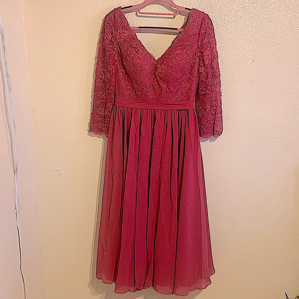 NWT JJ’s House Chiffon Lace Dress